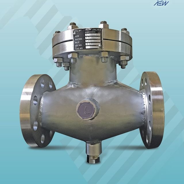 AEW partial-jacketed check valve