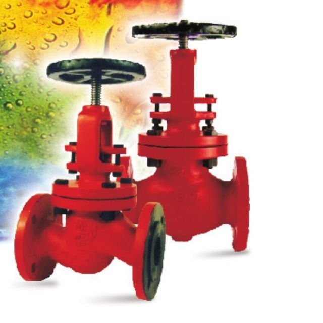 Red cast flanged OS&Y globe valve